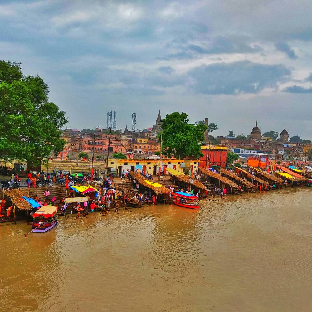 Ayodhya (170 km): The birthplace of Lord Rama 