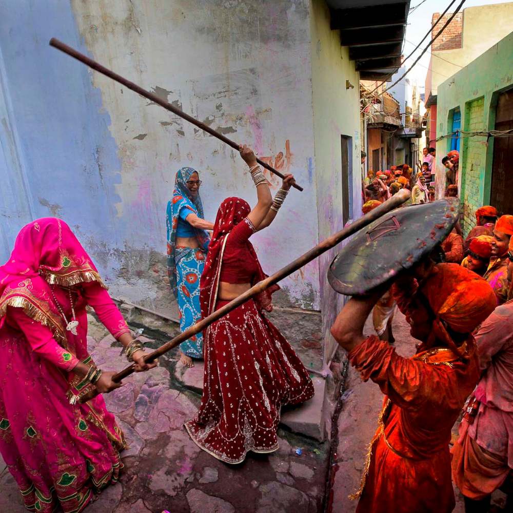 Barsana and Nandgaon – Lathmar Holi