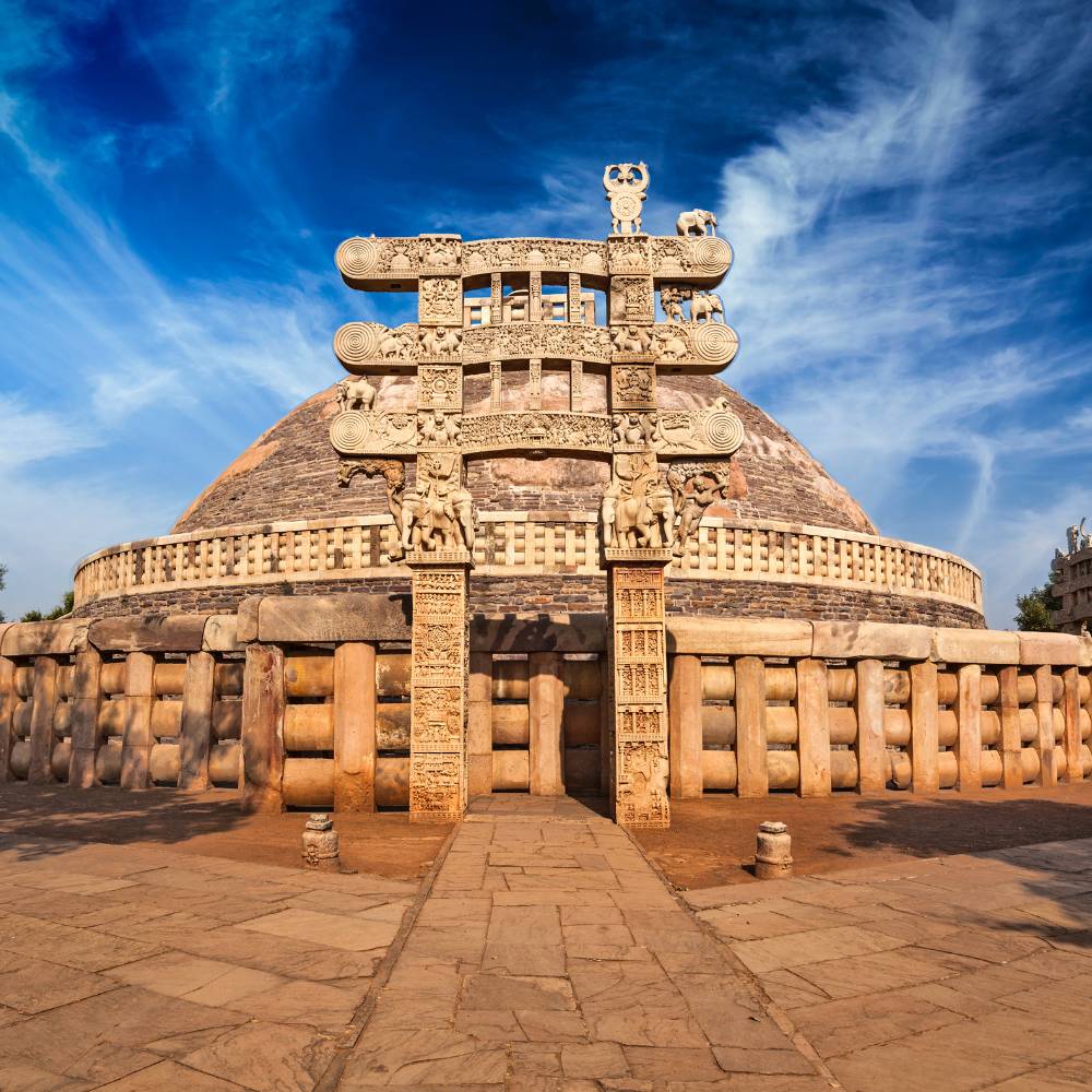 Sanchi Stupa, Madhya Pradesh.