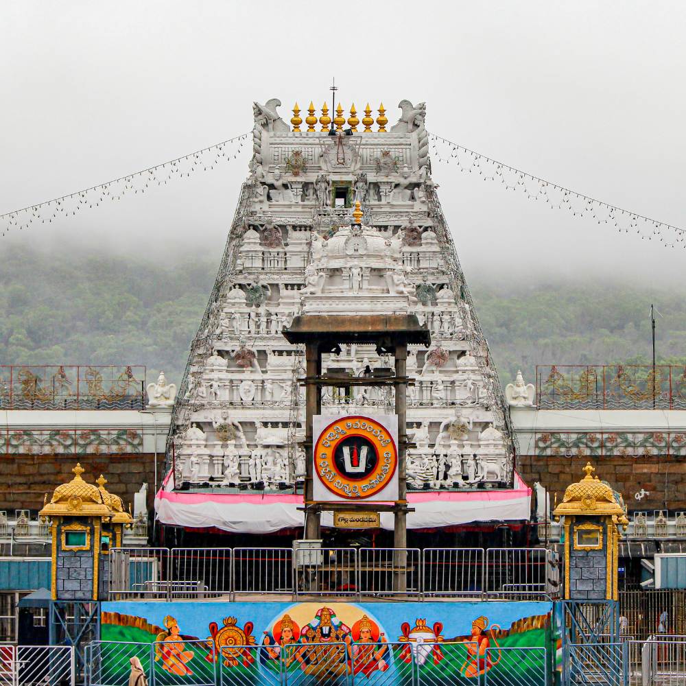 Tirupati is the most sacred pilgrimage destinations in India.
