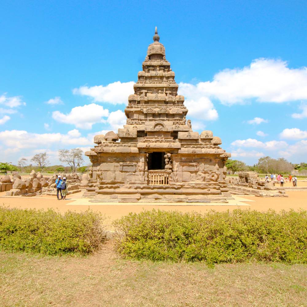 Mahabalipuram (Mamallapuram), Tamil Nadu town known for its rock-cut temples and monuments.