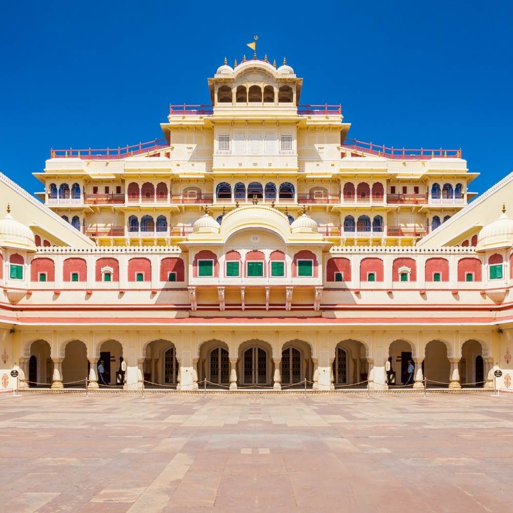 Known as the "Pink City," Jaipur was founded in 1727 by Maharaja Sawai Jai Singh II.