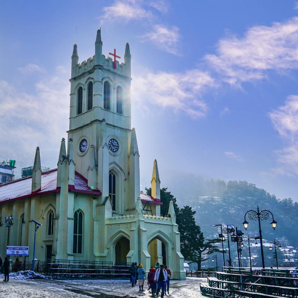Shimla, Himachal Pradesh - Colonial Charm in a Wintry Setting